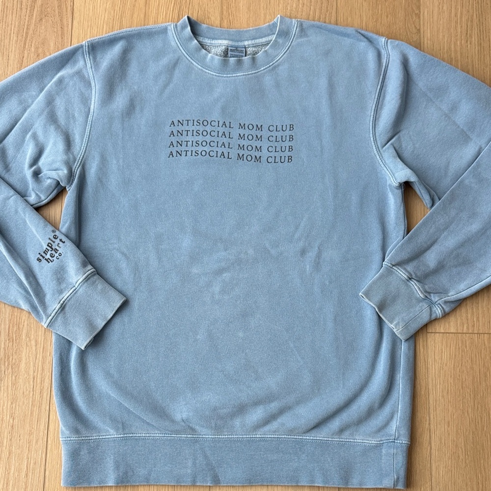 Blue Crewneck Sweater